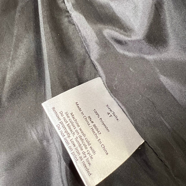 Disney Mickey Mouse Toddler Puff Coat Size 4T