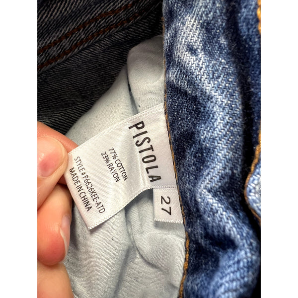 Pistola Cropped Ankle Straight Leg Jeans Size 27