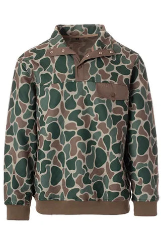 Roost Camo Quilted Pullover
