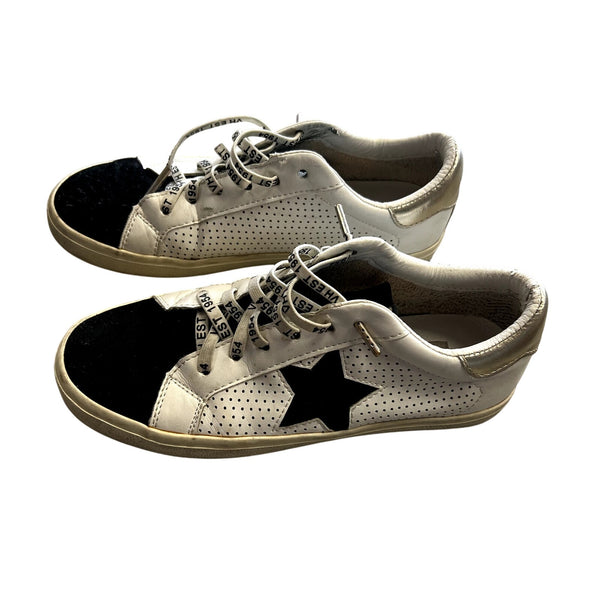 Vintage Havana White + Black Low Top Star Sneakers Size 7