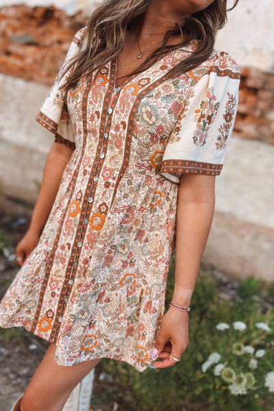 Desert Wildflower Babydoll Dress