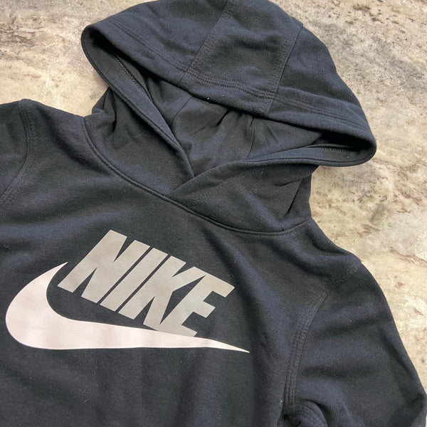 Nike Boys Black Hoodie Pullover Size 7