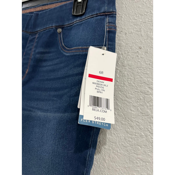 NWT New Directions Pull On Skinny Jeans Size 6