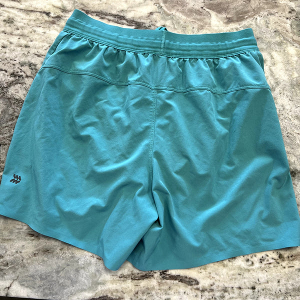 All in Motion Teal Lined Athletic Shorts Men's Size Small