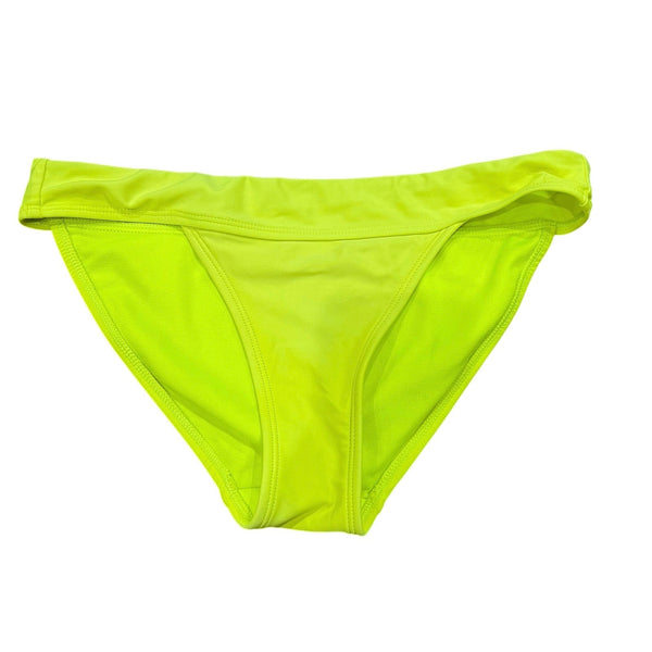 NOBO Neon Yellow Full Coverage Swim Bikini Bottoms Medium