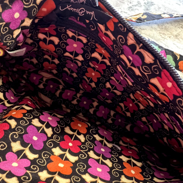 Vera Bradley Retired Suzani Floral Hipster Crossbody Bag