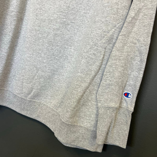 Champion Gray Logo Pullover Sweatshirt Plus Size 3XL