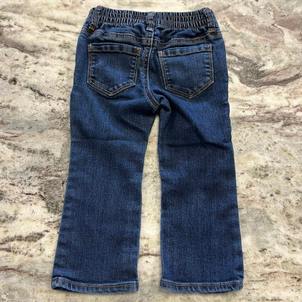 OshKosh Girls Dark Wash Bootcut Jeans Size 18 Mo