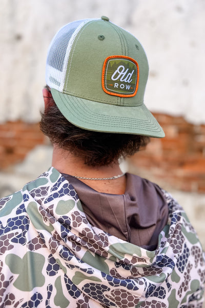 Old Row Forest Mesh Patch Trucker Hat