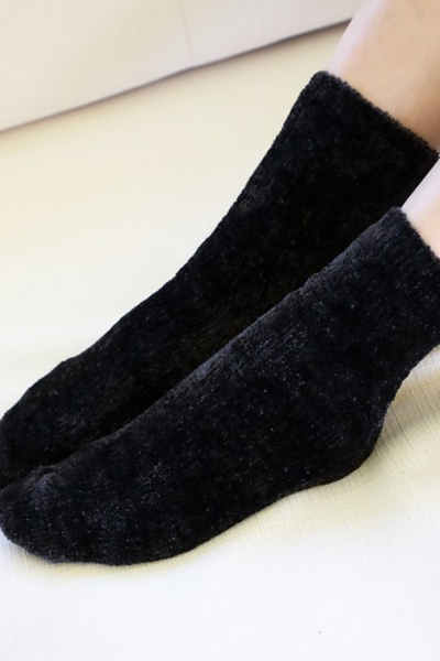 Plush Chenille Fuzzy Socks