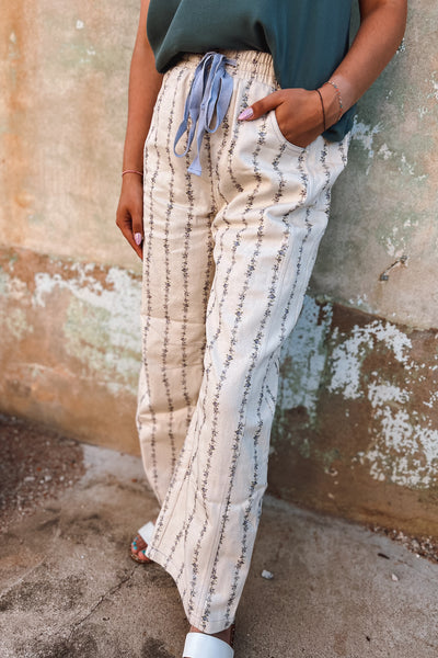 Lavender Fields Barrel Pants