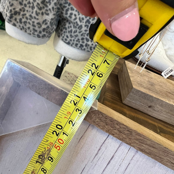 Western Boot Farmhouse Santa Christmas Wall Decor 21x17