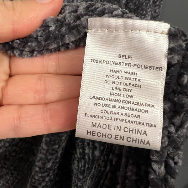 Listicle Boutique Chenille Flare Sleeve Open Front Cardigan Size Medium