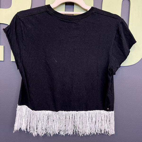 Women's Dolly Fringe Graphic Tee Size Small