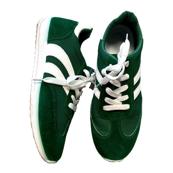 Women's Green Fashion Sneakers Size 10