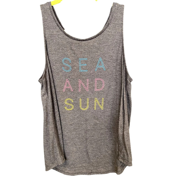 St. John's Bay Sea and Sun Tank Top Size Petite Small