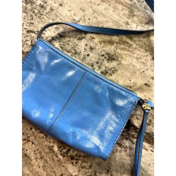 Hobo Jewel Leather Crossbody Bag Tranguil Blue
