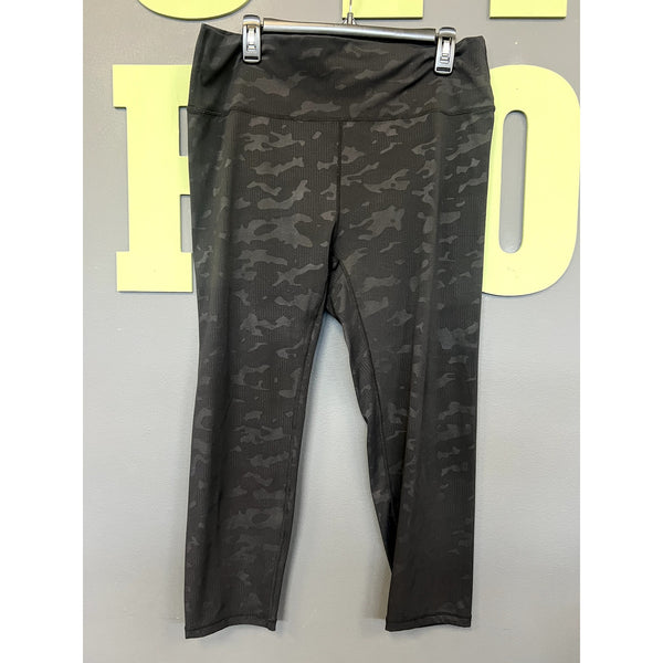 Zyia Active Black Camo Plus Size Athletic Leggings Size 20
