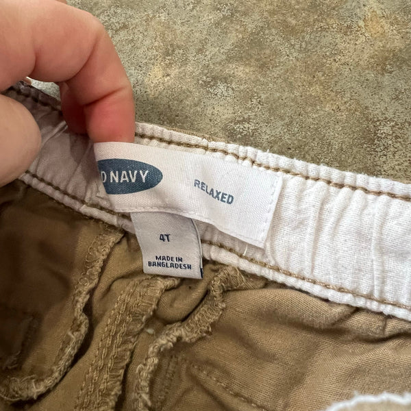 Old Navy Boys Relaxed Fit Khaki Pants Size 4T