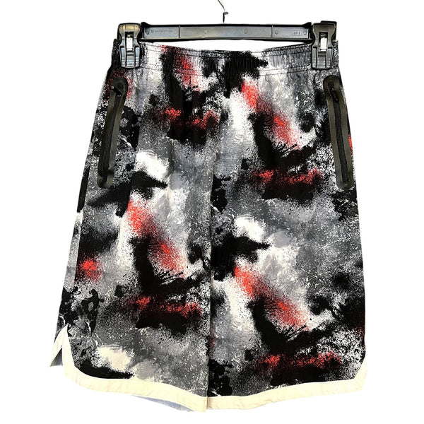 Reebok Black + Pink/Red Athletic Shorts Size Youth XXL