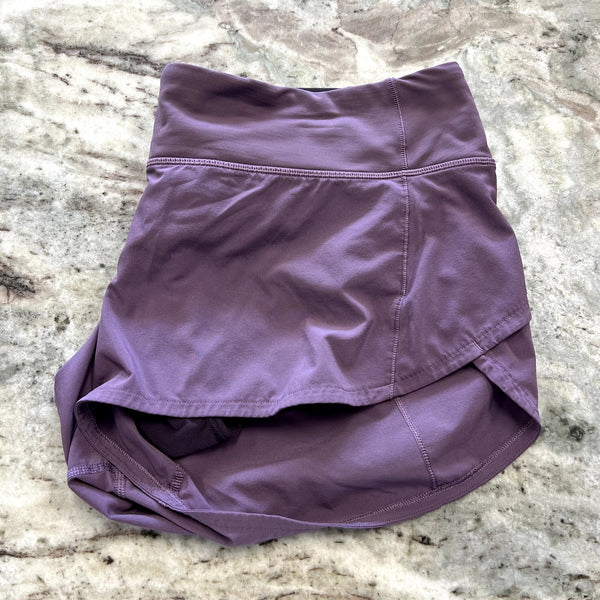 Lululemon Speed Up Purple Athletic Shorts Size 10