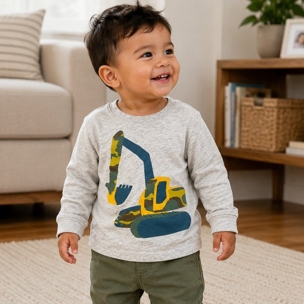 Old Navy Construction Graphic Tee Size 3T