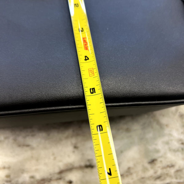 Black Shoulder Bag with Tortoise Chain