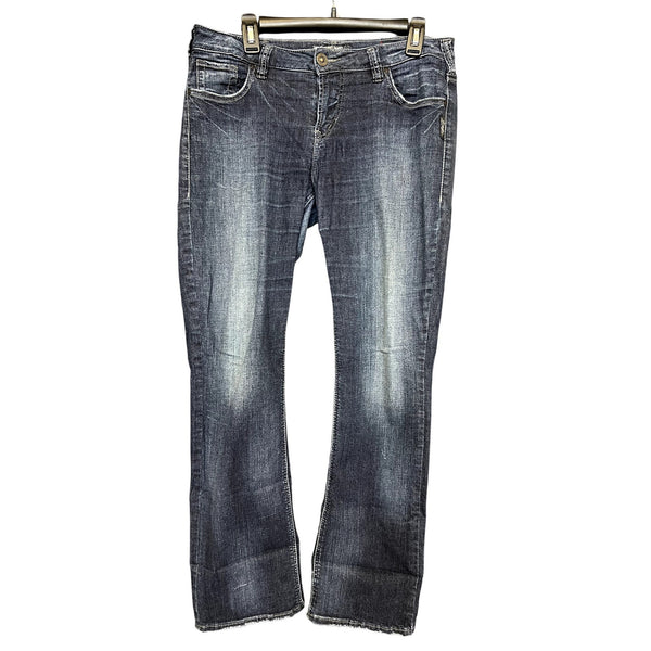 Silver Suki Dark Wash Bootcut Jeans Size 31