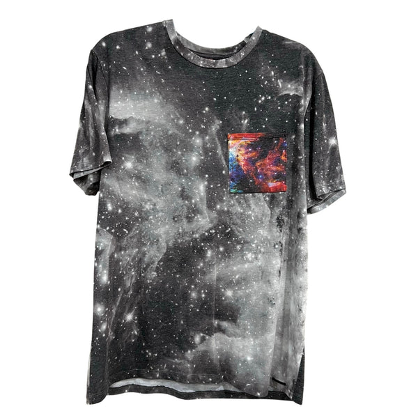 On the Byas Men's Short Sleeve Galaxy Pocket Tee Large