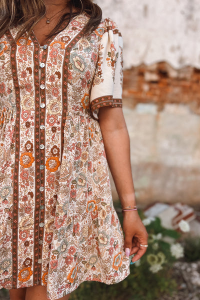 Desert Wildflower Babydoll Dress
