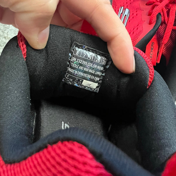 Skechers Summits - Torre Red Men's Running Sneakers Size 8