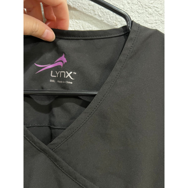 Lynx Black Scrub Set Size SML