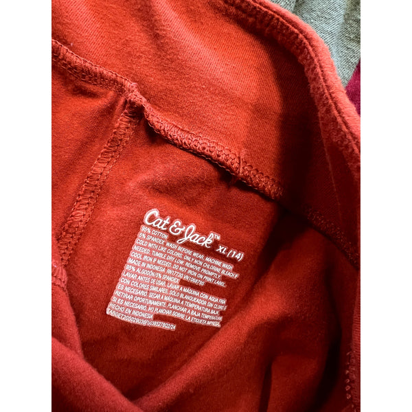 Cat & Jack Girls Orange Flare Lounge Pants Size Youth XL
