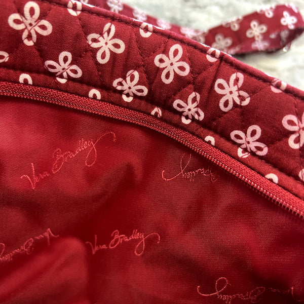 Vera Bradley Red Razorback Cotton Crossbody