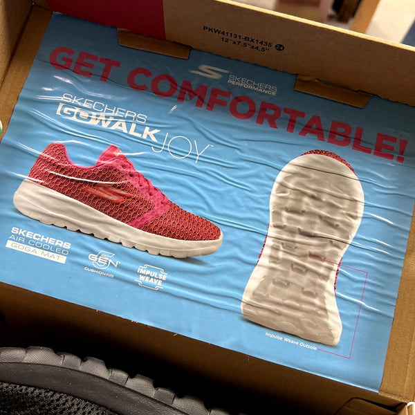 NEW Skechers Performance Go Walk Joy Black Slip on Shoes Size 8