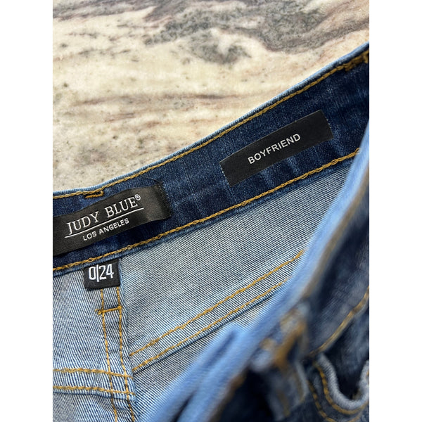 Judy Blue Medium Wash Boyfriend Jeans Size 0
