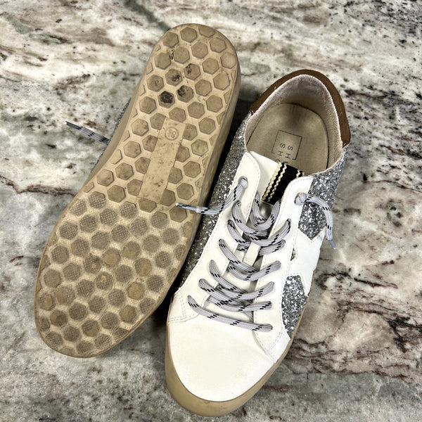 Shu Shop Paula Glitter Sneakers Women's Size 8.5