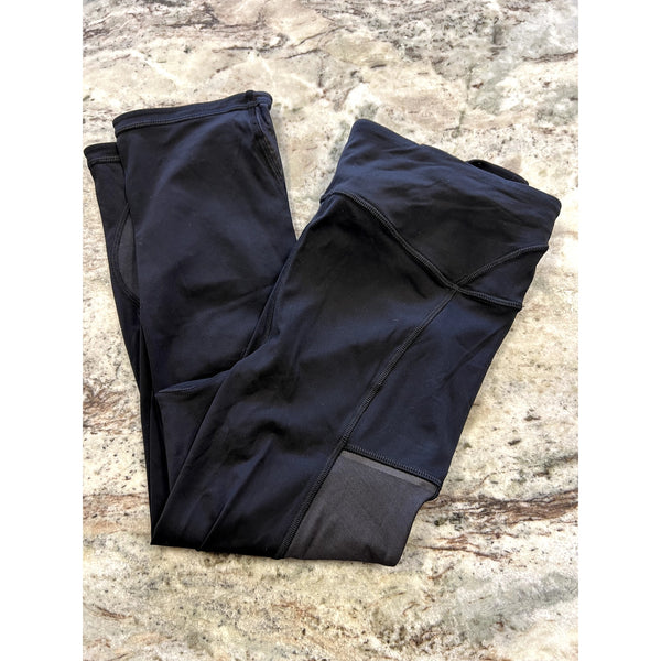 Lululemon Black Cropped Leggings Size 6