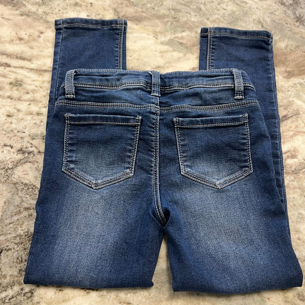 Member's Mark Girls Dark Wash Knit Denim Skinny Jeans Size 6