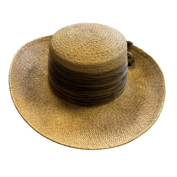 Summer Straw Hat with Bow