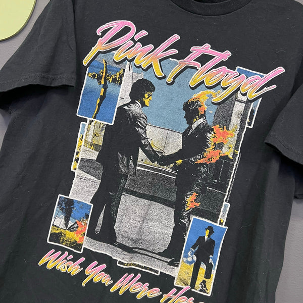 Junk Food Pink Floyd Wish You Were Here Band Graphic Tee Large