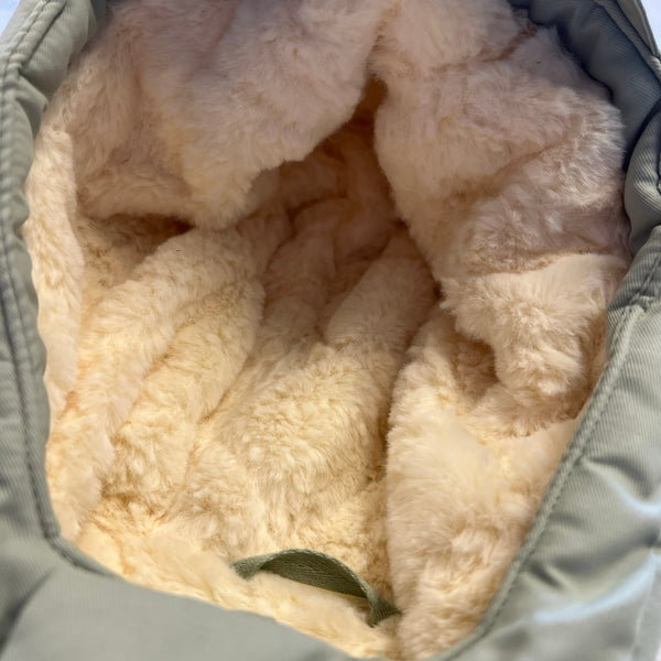Cat & Jack Sherpa Lined Olive Green Winter Coat Size 2T
