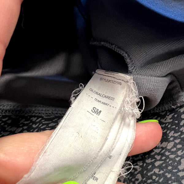Under Armour Strappy Back Charcoal Sports Bra Small/Med