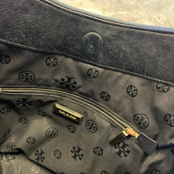 Tory Burch Marion Black Tote Bag Purse