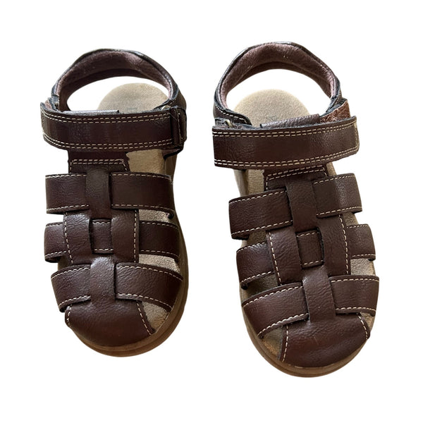 The Children's Place Brown Velcro Sandals Size 13