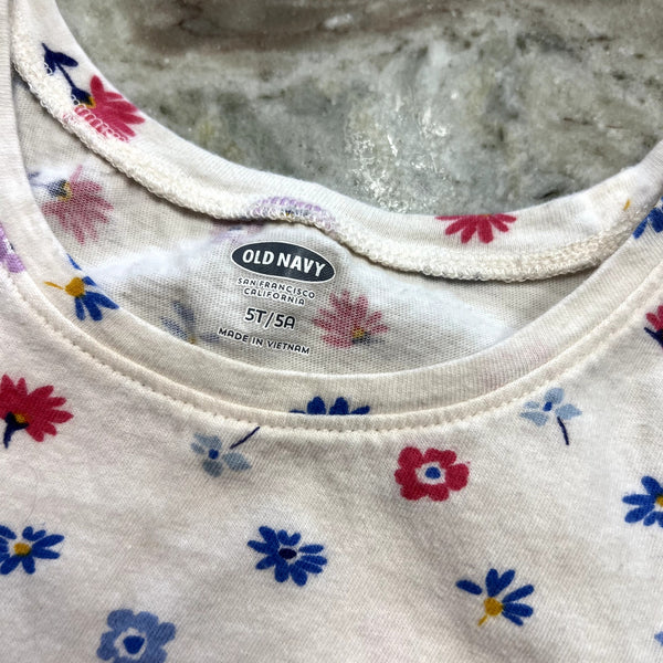 Old Navy Girls Floral Tank Top Size 5T
