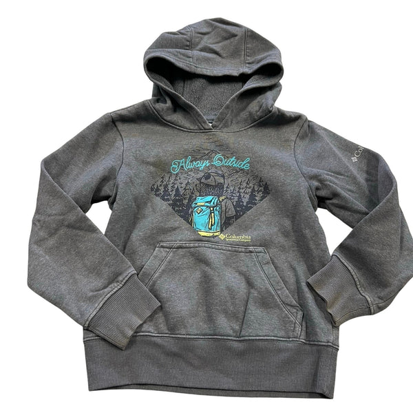 Columbia "Always Outside" Gray Hoodie Boys Size Small