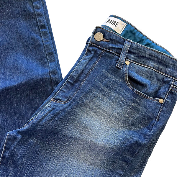 PAIGE Dark Wash Hoxton Ankle Jeans Size 30