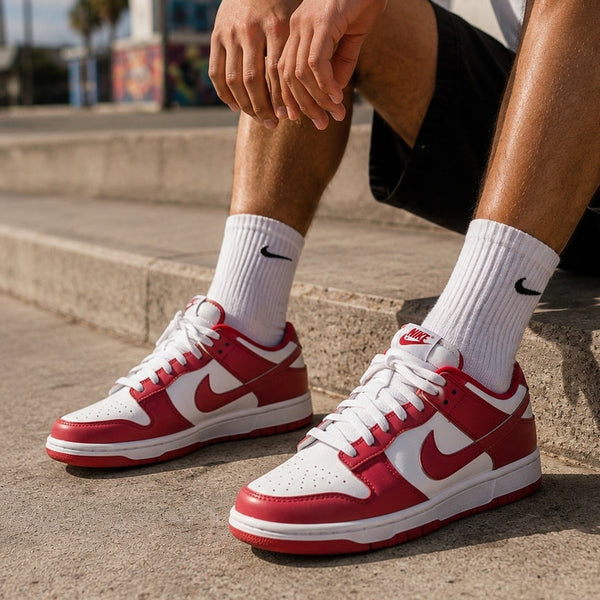 Nike Dunk Low Retro SP St. John's Red Sneakers Size Men's 7.5