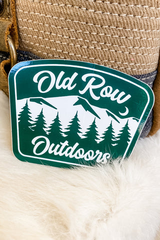 Old Row Outdoors Sticker - Mountains